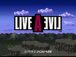 Live A Live title screen for Super Famicom